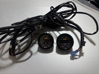 AEM X Series Oil Pressure & Water Temp Gauges