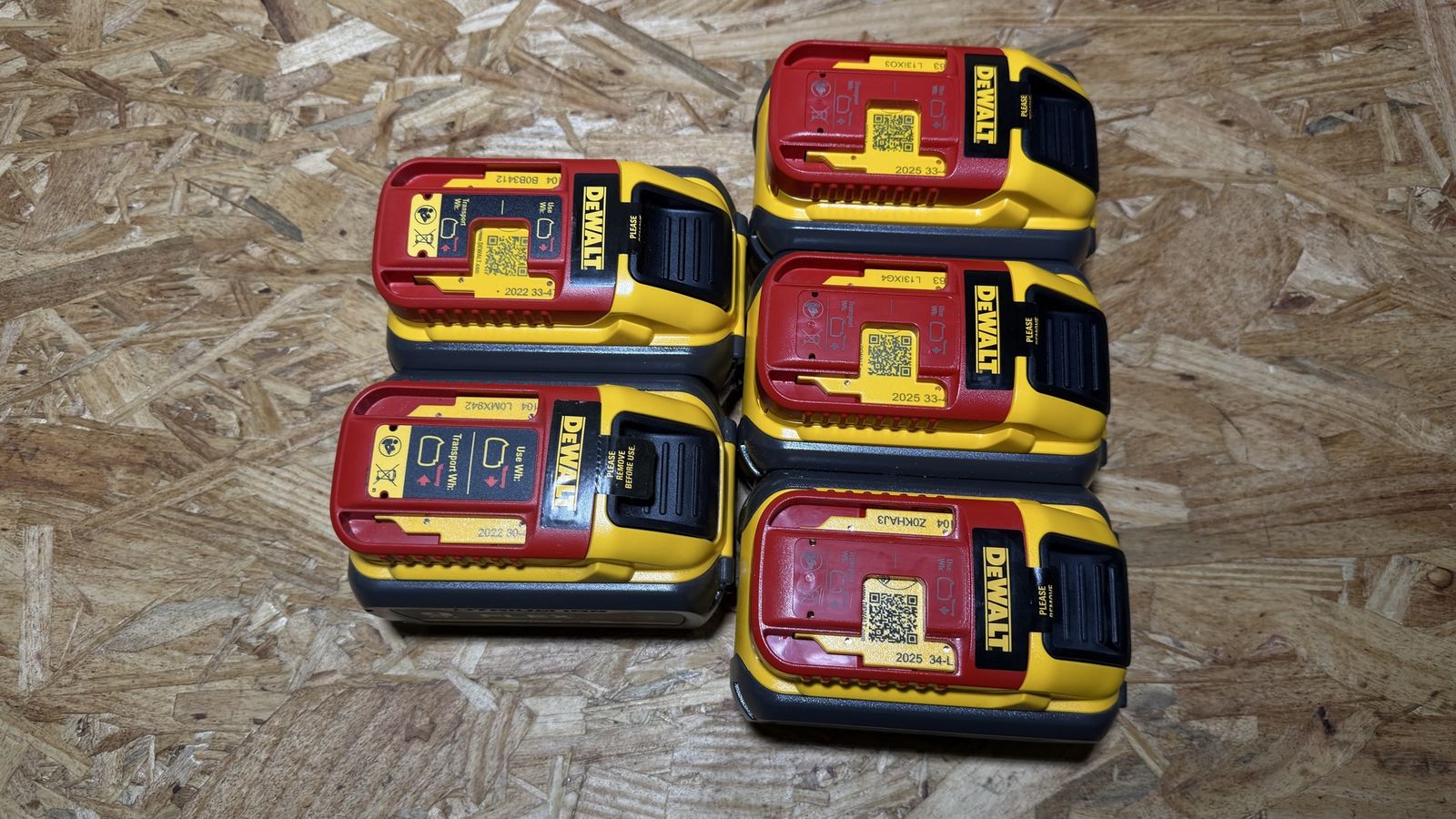 5 flex volt batteries