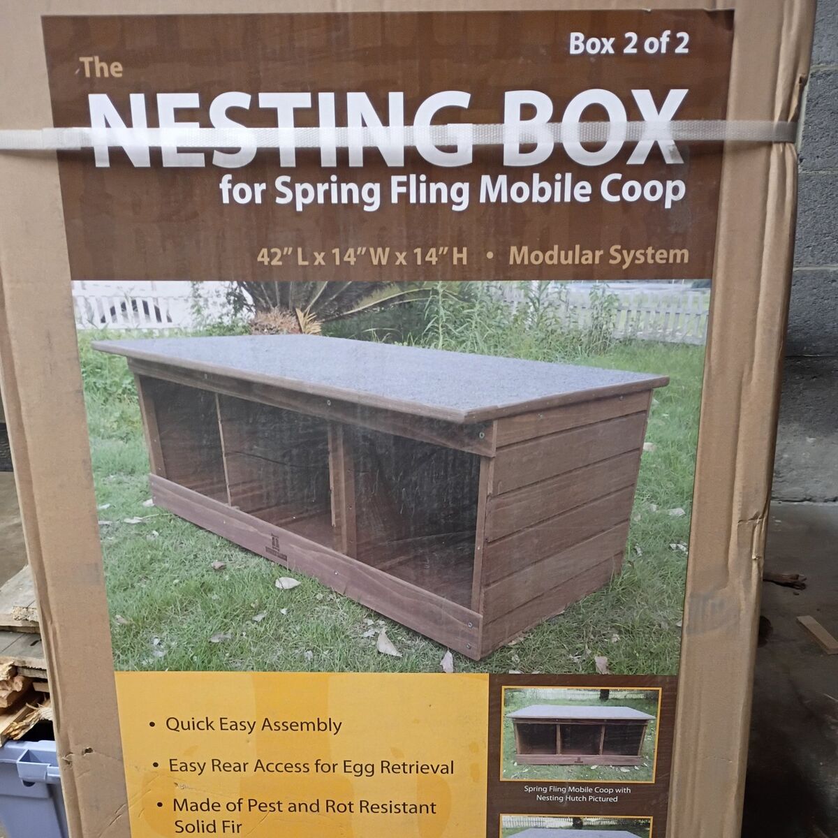 Rugged Ranch nesting boxs (80$ each)