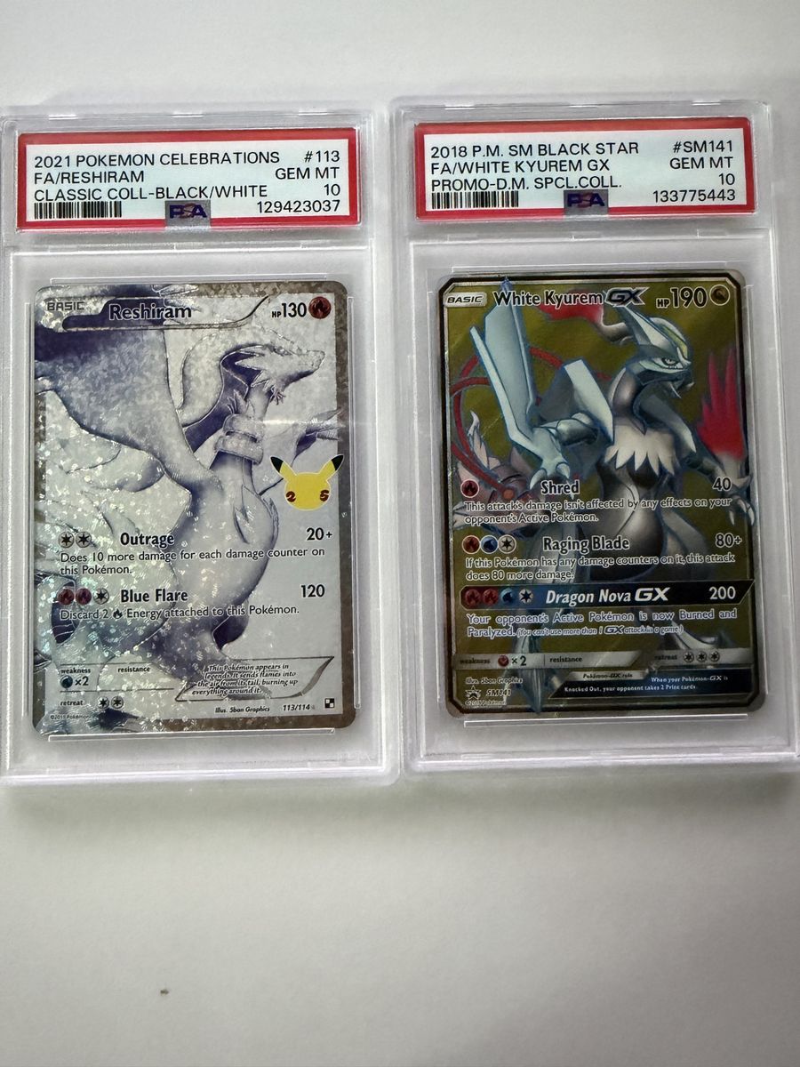 Two Pokemon PSA 10 cards - priced individually