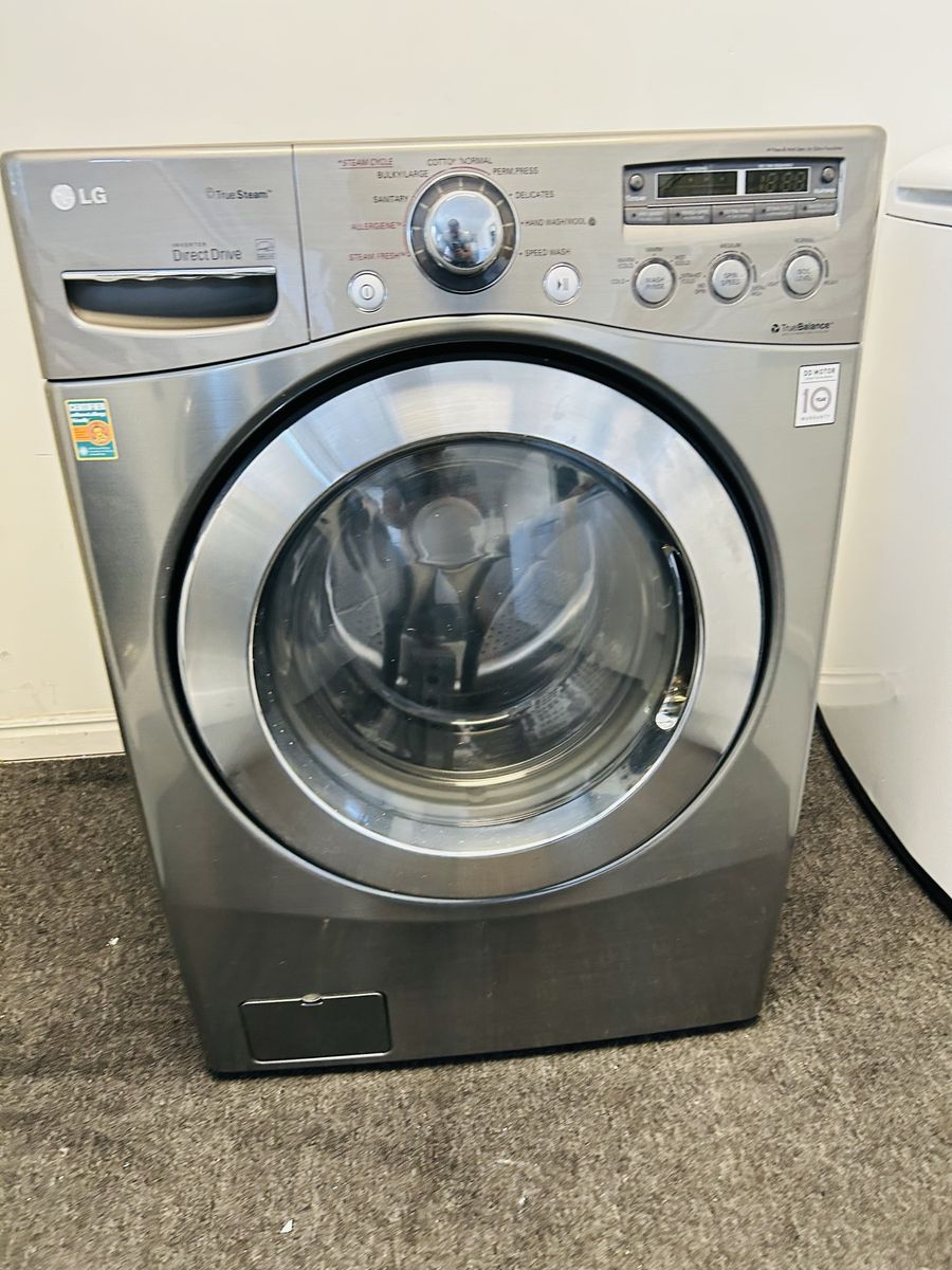 LG stainless washing machine
