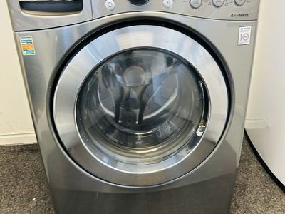 LG stainless washing machine