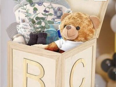 3 Wood Gift Boxes new for bday, baby shower