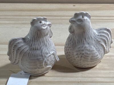 Harvest Song Rooster S&P Set Country Farmhouse