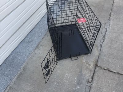 Pet Crate - Durable Metal Dog Cage with Removable Tray