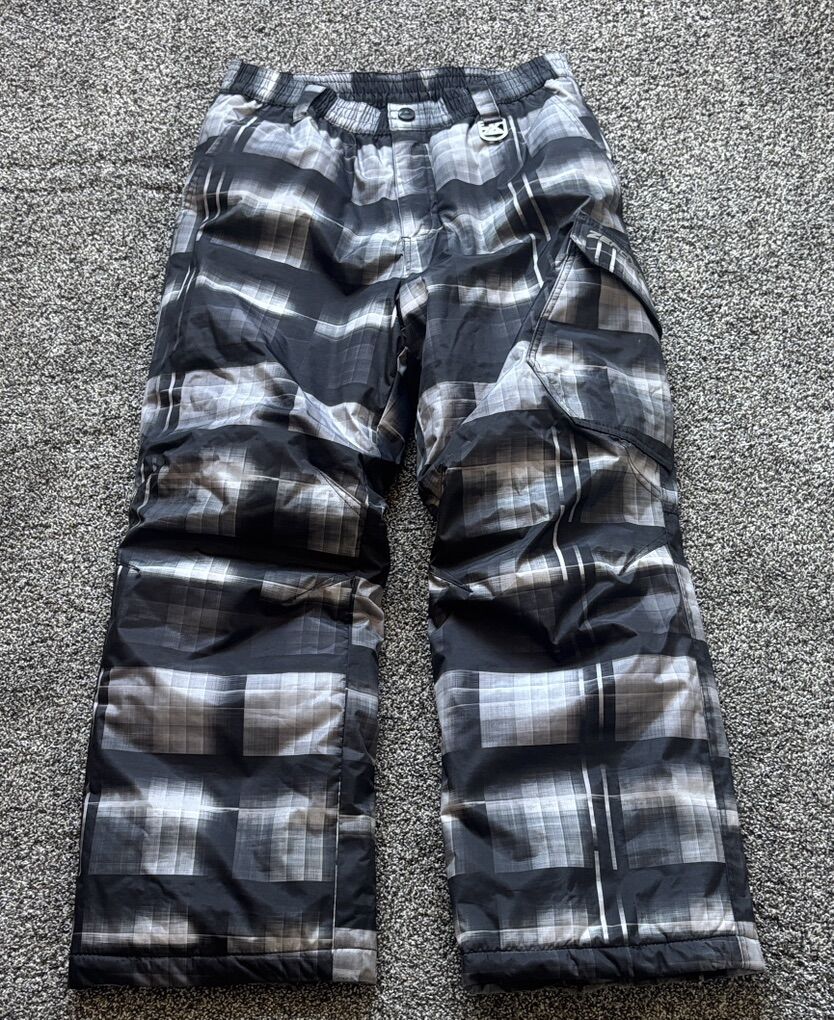 ZeroXposur Black & Gray Kid's Snow Pants- YL