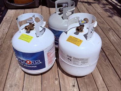 Standard 20 lb Propane Tanks - Assorted Brands $15 each