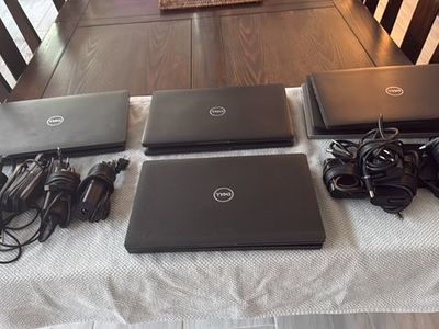 lot of 8 dell laptop