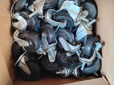 Brand new 1 inch castor wheels only $5 a set of 2 or 4