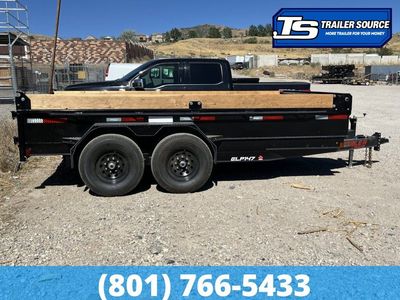 7x14 Double A Excel Series ELP Dump Trailer - 20" Sides - 15.4K GVWR Solar Panel