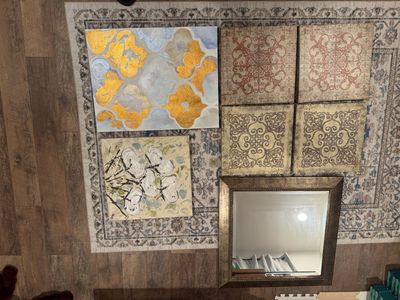 Decorative picture frames.