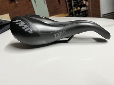 Selle SMP TRK Medium Bicycle Saddle - Black, Ergonomic Design for Comfort