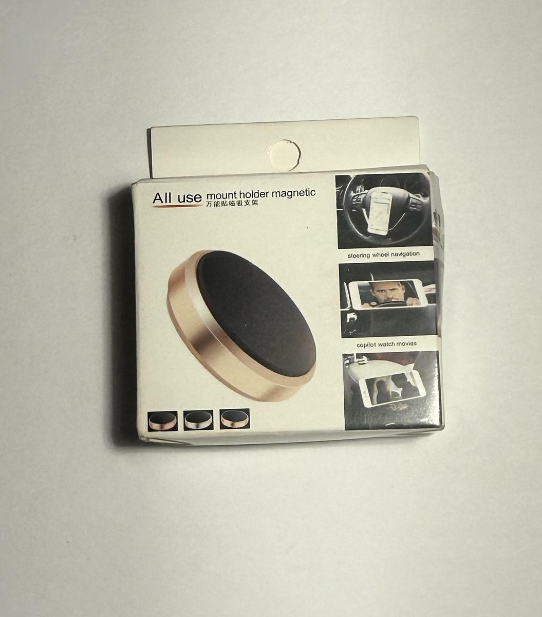 All Use Mount Holder Magnetic Phone Mount for Car & Home - Gold