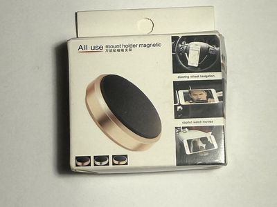 All Use Mount Holder Magnetic Phone Mount for Car & Home - Gold