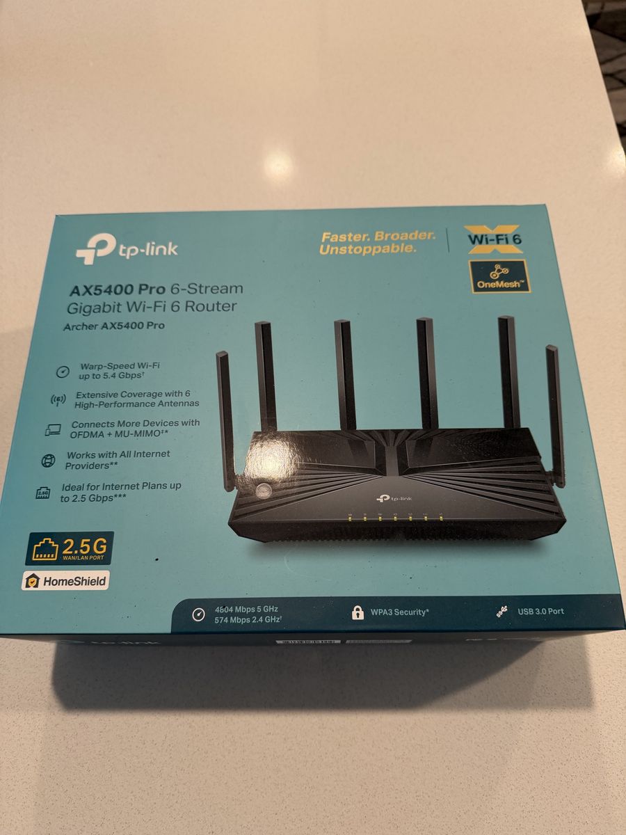 TP Link Archer AX5400 Pro 6 Stream Router