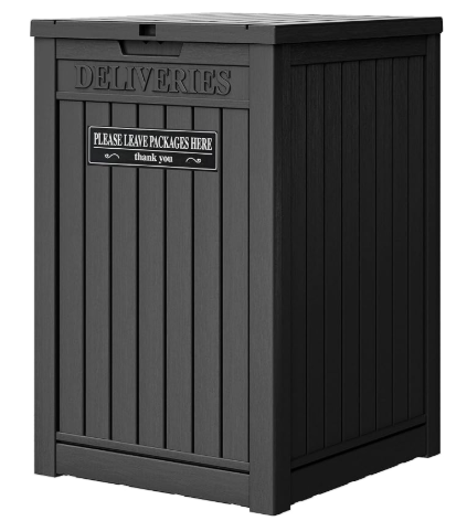 New - Package Delivery Box for Outside, 48 Gallon Storage w/ Lockable