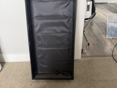 16.5X35.4X7.3" 4 Large Capacity Under Bed Storage with Wheels (mising two wheels and no lids)