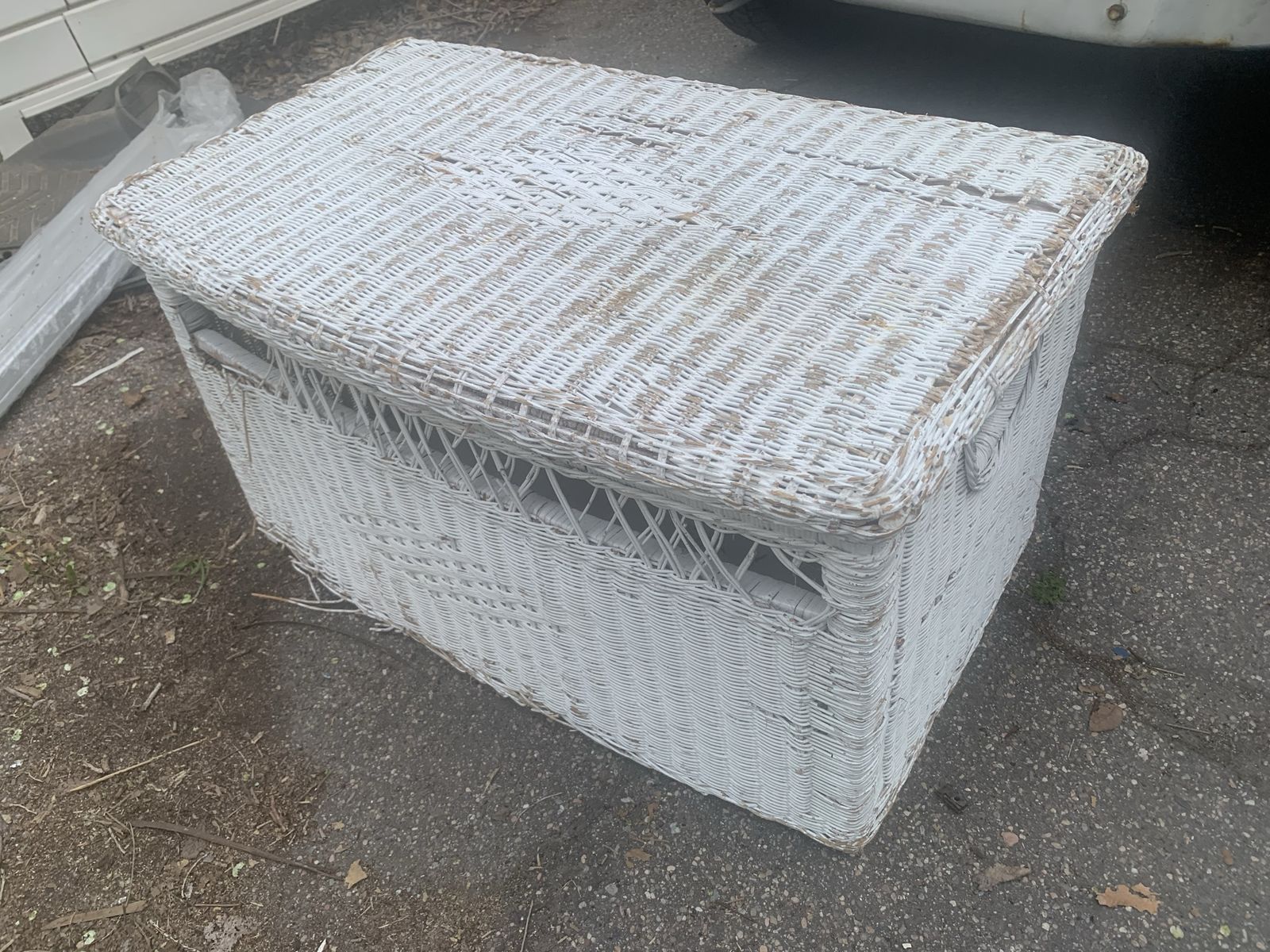 Large Project Wicker Chest