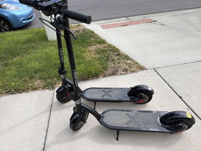 Two Hover-1 Electric Scooters - Parts or Repair - Battery Replacement Needed