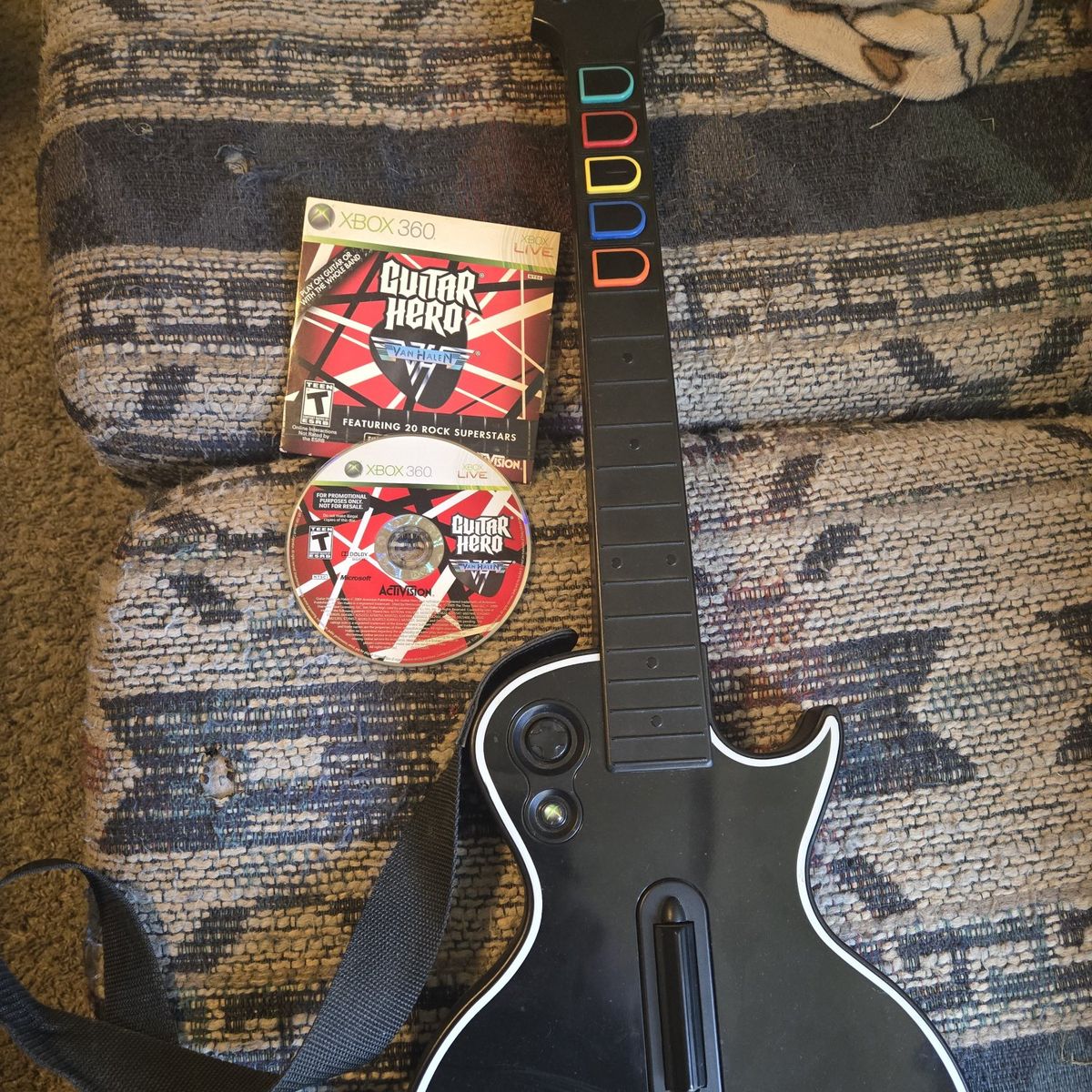 Xbox 360 Les Paul Guitar + Van Halen bundle