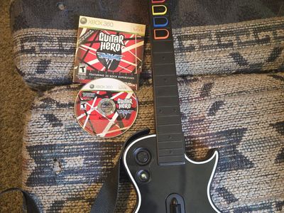 Xbox 360 Les Paul Guitar + Van Halen bundle