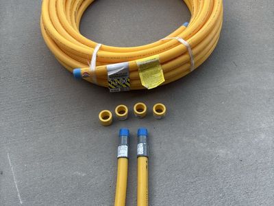 Home Flex 1 Inch Underground Gas Line Pipe and Transitions