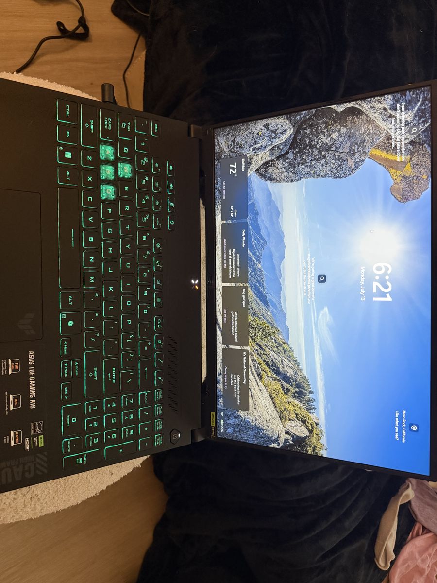TUF gaming laptop