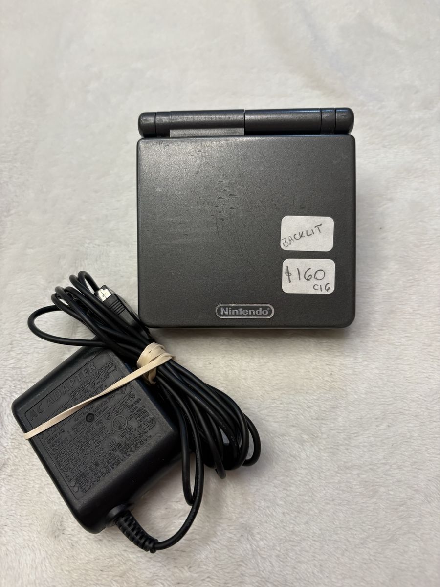 GameBoy Advance SP - Black (Backlit)