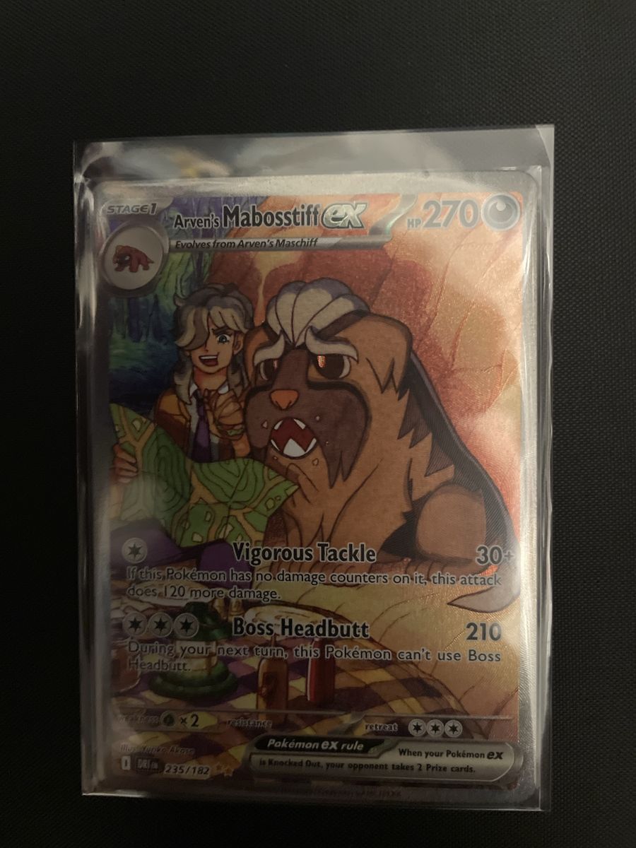 Arven's Mabosstiff ex 235/182 Pokémon TCG Ultra Rare