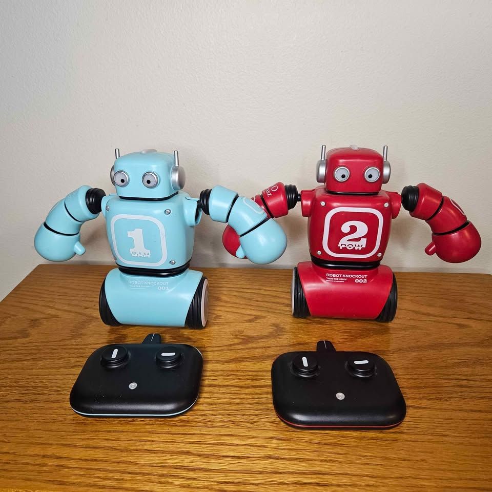 Robot Knockout RC Battling Robots - Fun Gift - Great Condition