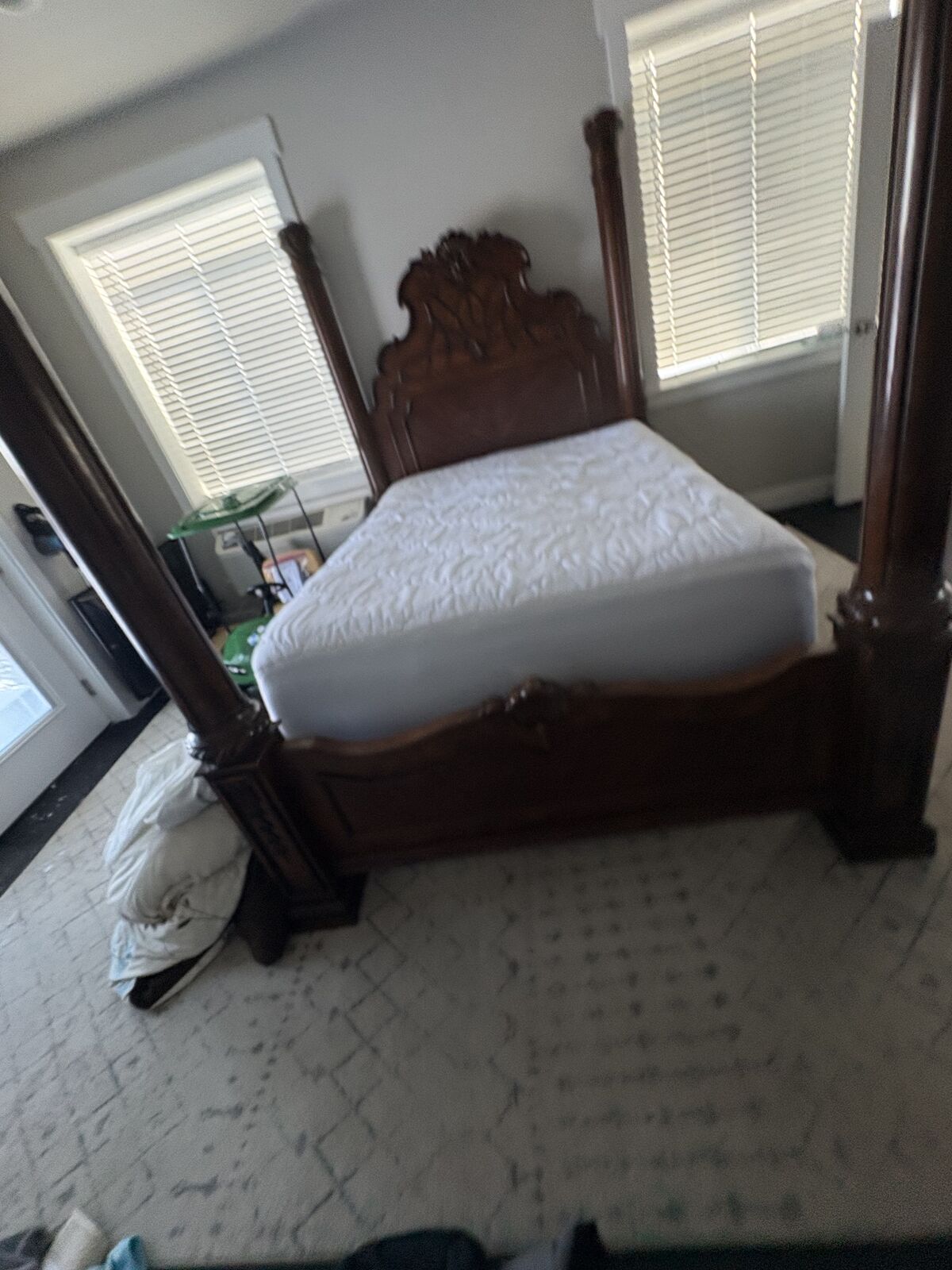 PRICE REDUCED!! Queen-size Wooden Bed Frame