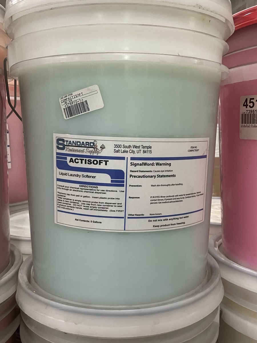 Acti-Soft Liquid Laundry Softener - 5 Gallon Pail