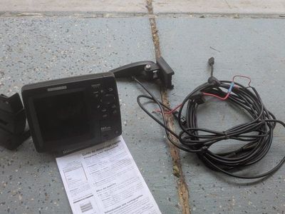 hummingbird 597 ci hd down imaging dish finder for sale