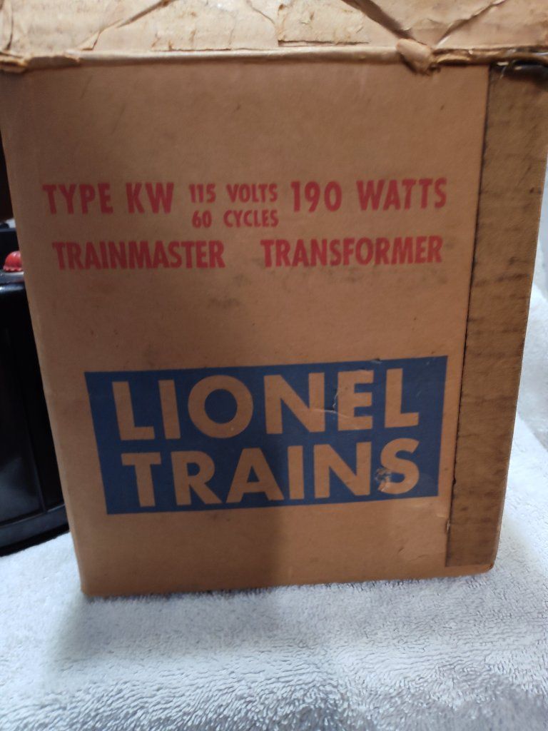 Lionel trainmaster transformer