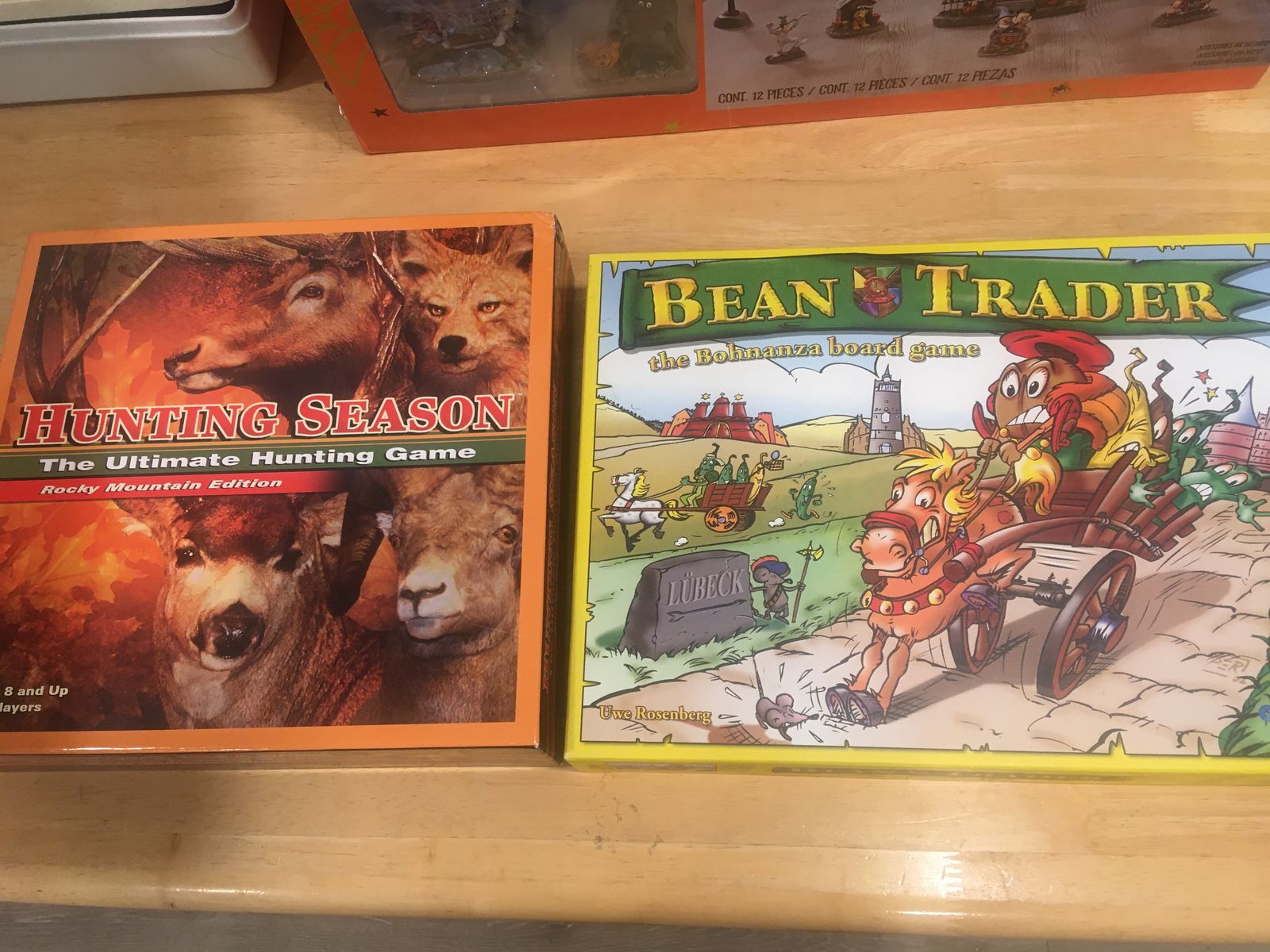 Hunting Season Rocky Mountain Edition & Bean Trader Bohnanza Board Games - Ages 8+