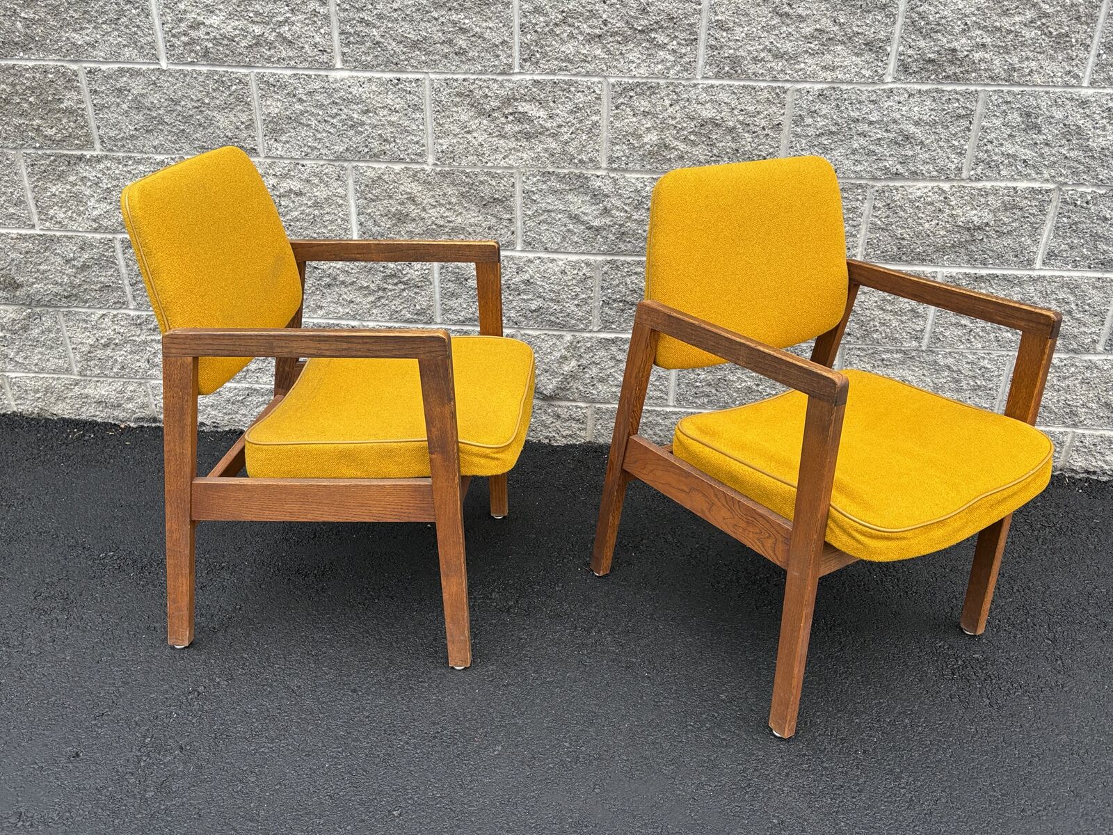 Beautiful vintage Mid Century Modern accent armchairs MCM chairs  (3 available) Made in USA