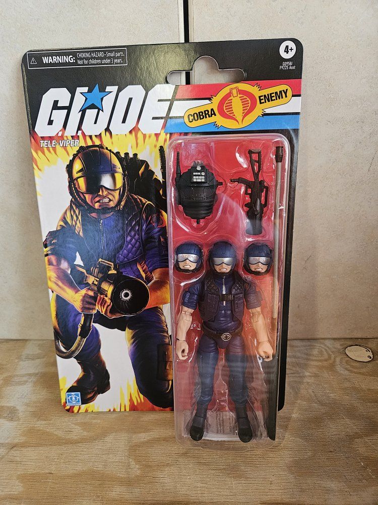 G.I. Joe Classified Series Retro Cardback Tele-Viper Cobra Enemy Action Figure