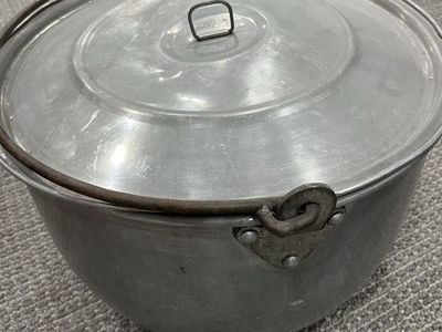 Vintage VIKO 104 aluminum Pot with Lid & Handle- huge!