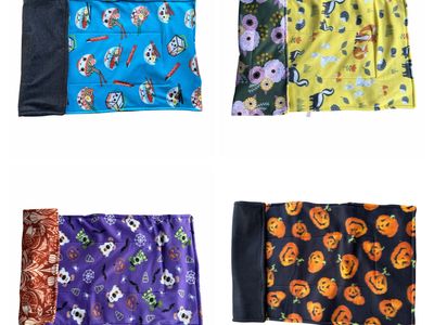 Handmade Fleece Small Pet Guinea Pig Cage Liner 24”x 47” New Washable Reversible