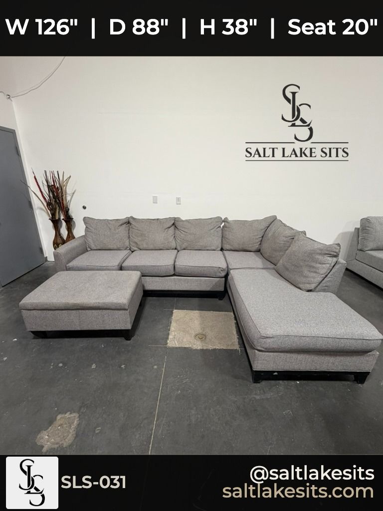 Large U Shape Storage Sectional Sofa Couch Delivery