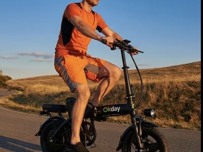 Brand New/ Okday Folding Electric Bike – 14” Foldable Commuter eBike, 48V, 400W, 330lb Capacity