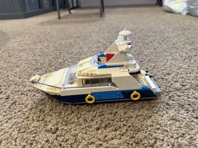 Lego yacht.