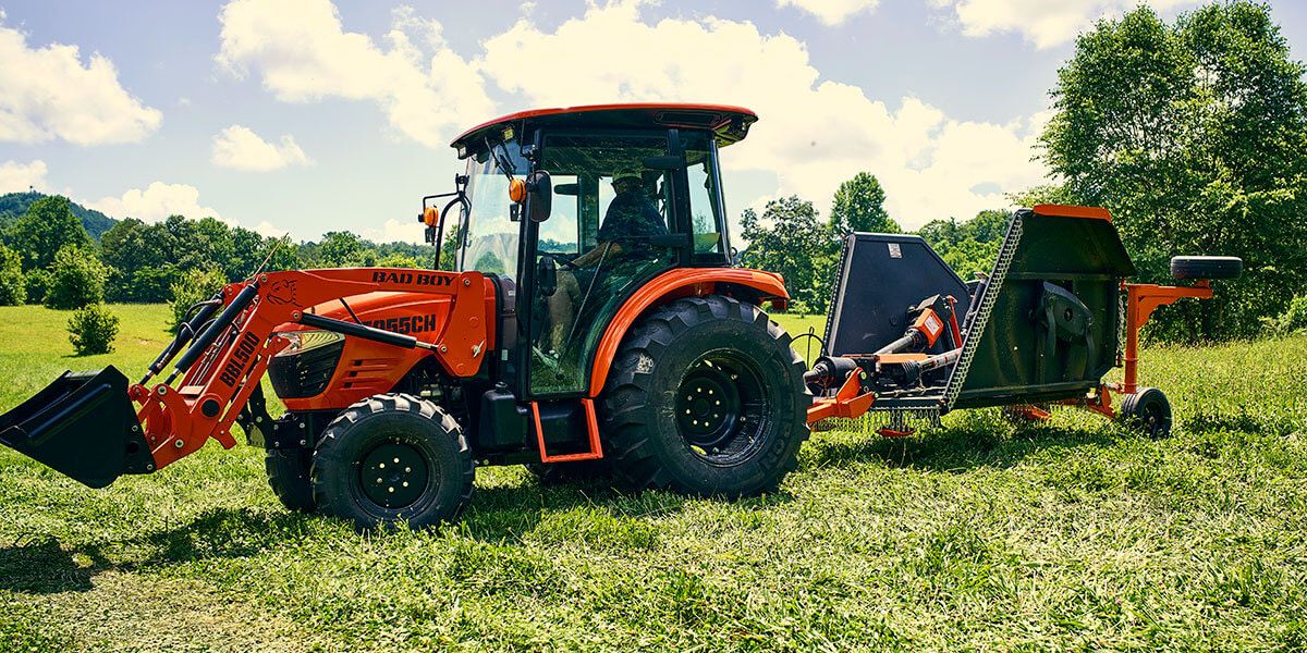 BAD BOY 12' BAT WING PULL BEHIND MOWER