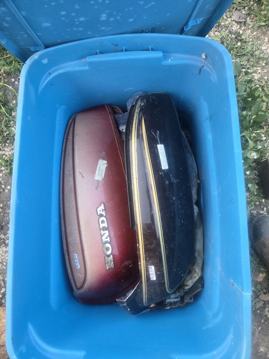 Box of honda gl1000 side covers late 70's