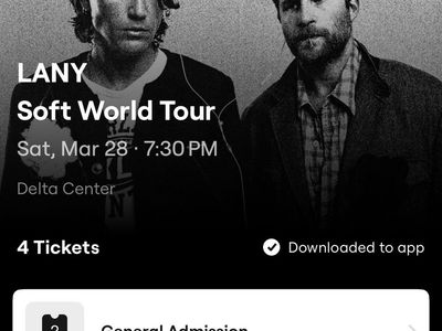 2 Pit Tickets- LANY