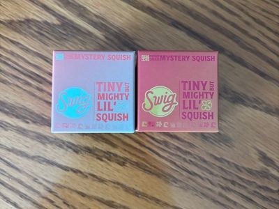TWO Brand New Swig Drinks Lil Squish- (Pink Dragonfruit & Blue Shark)- UNTOUCHED