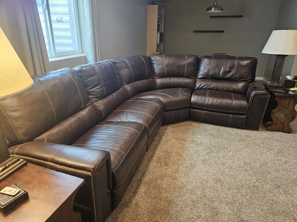 Beautiful Leather Recliner Couch