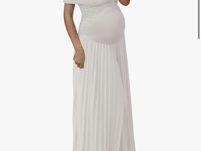 White Maternity Dress
