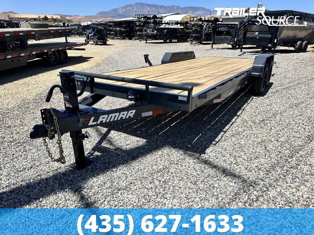 7x22 Lamar H6 Equipment Trailer - 16K GVWR