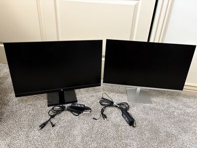 Dual HP 27” Monitors